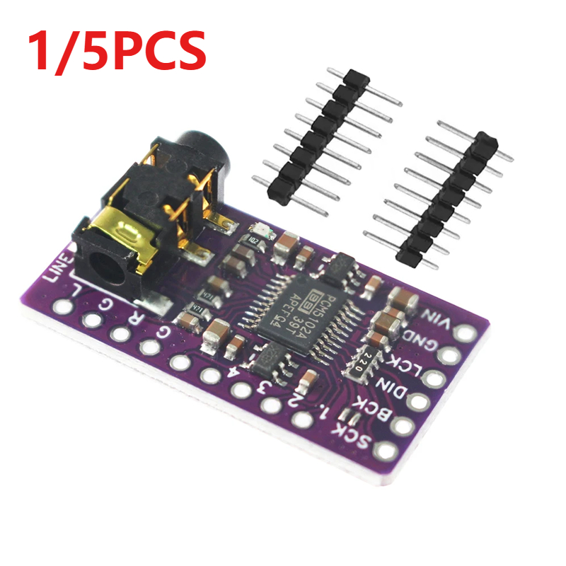 Raspberry Pi Kit - 1/5 szt. GY-PCM5102 Interfejs I2S IIS