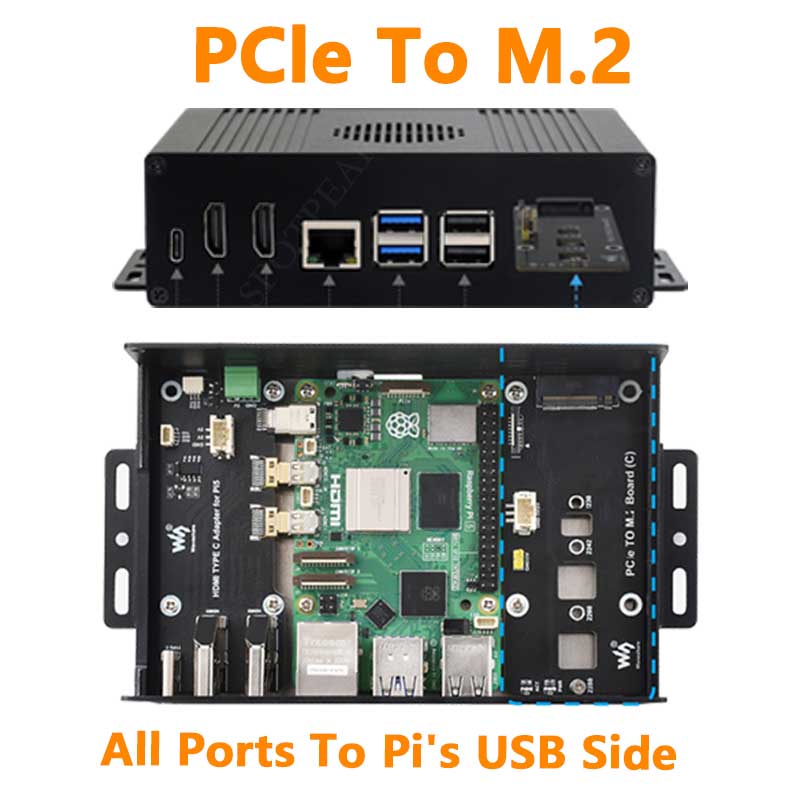 Raspberry Pi Kit - Zestaw obudowy Raspberry Pi 5 Box-C