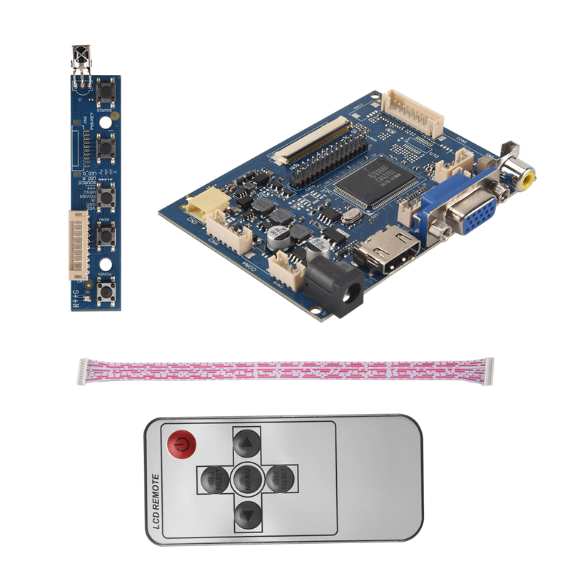 Pi Display - Płytka sterownika wyświetlacza LCD AA08-7 cali