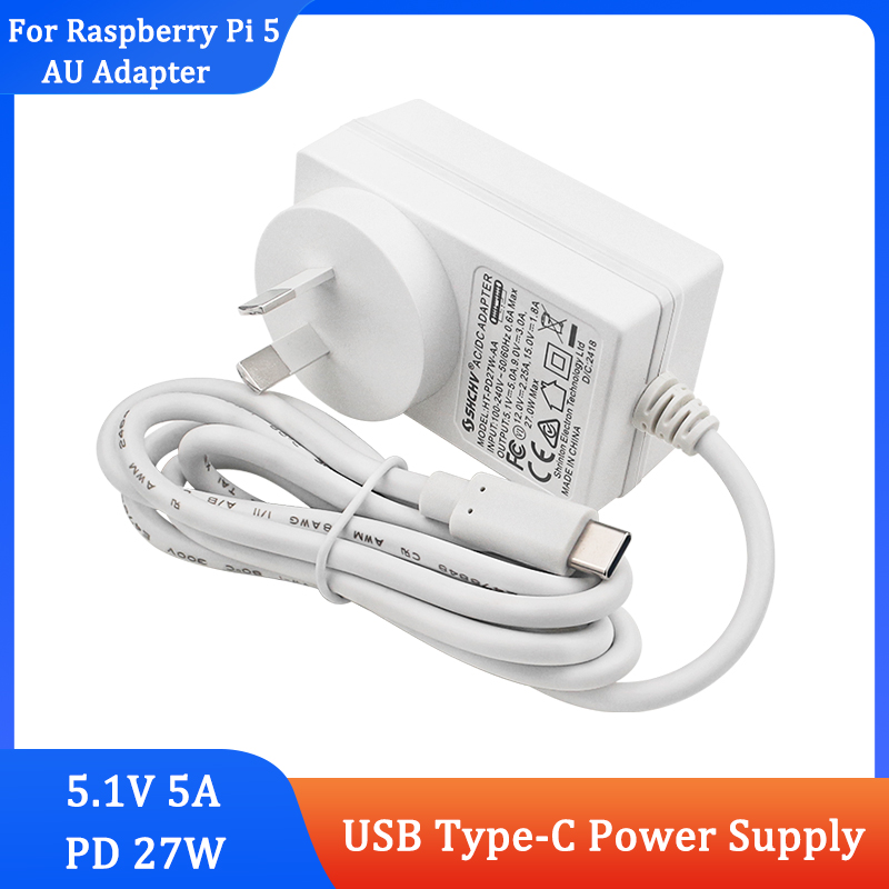 Pi Power Supply - Raspberry Pi 5 PD 27W zasilacz