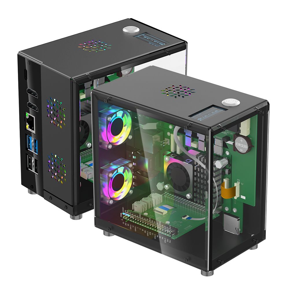 Pi 5 Case - Zestaw ochronny obudowy Raspberry Pi 5