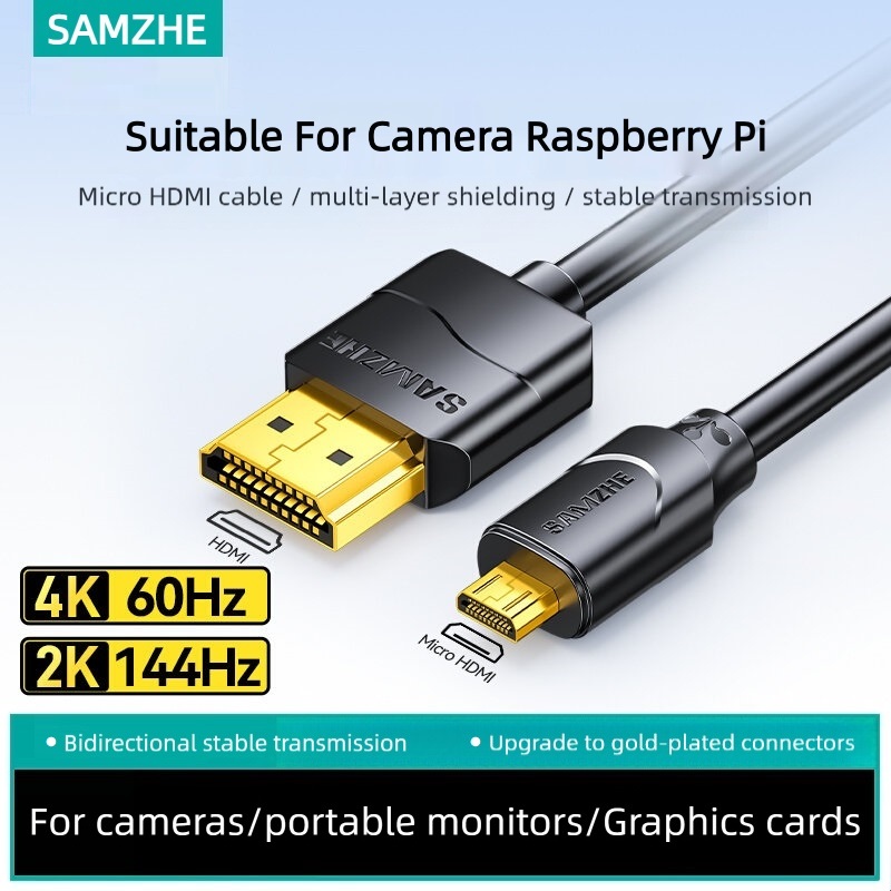 Pi Camera Cable - SAMZHE – kabel Micro HDMI do