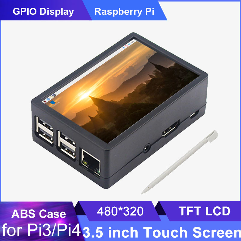 3.  5-calowy ekran dotykowy TF – Pi 4 Case recenzja i cena