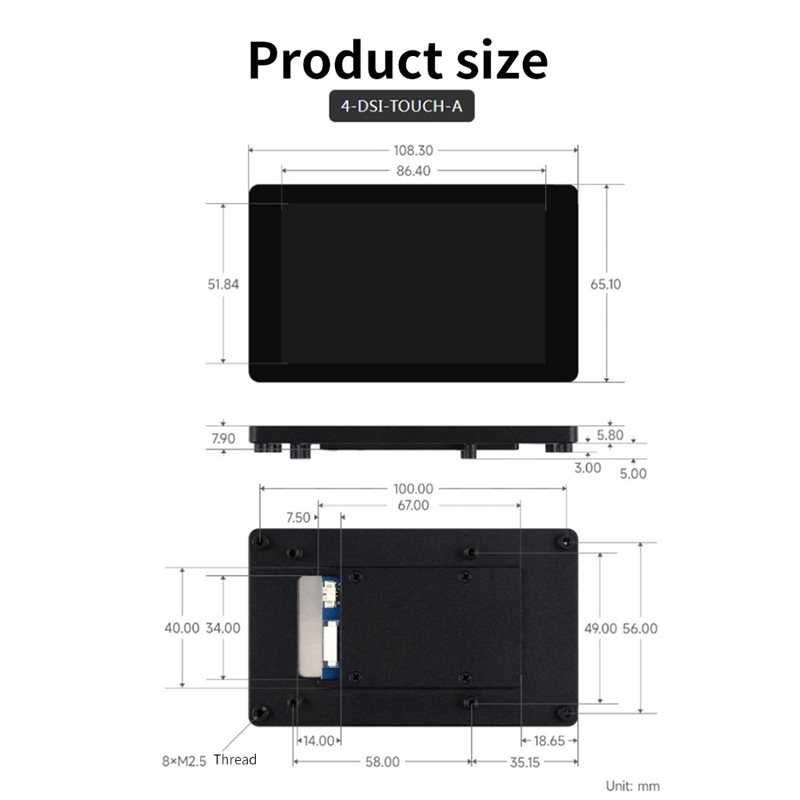 A33T-DSI – wyświetlacz LCD z e – Raspberry Pi 4 recenzja i cena