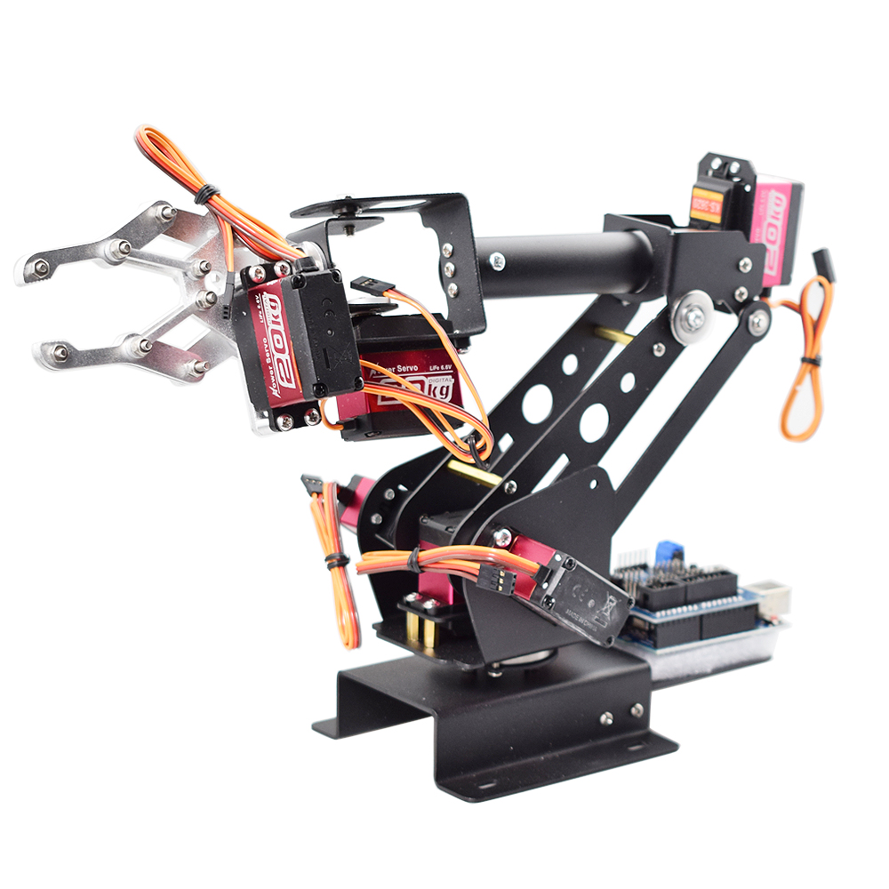 Ręka robota 6 DOF z chwytakiem – Arduino Kit recenzja i cena